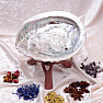 Abalone polished shell smoking bowl L 16 to 18 cm