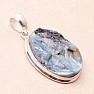 Kyanite Paraiba raw pendant silver Ag 925 P100