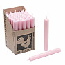 Paraffin table candle light pink 18 cm