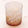 Candlestick glass for brown tea candles