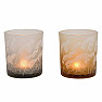 Candlestick glass for brown tea candles