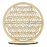 Wood stand Flower of life