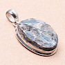 Kyanite Paraiba raw pendant silver Ag 925 P102