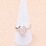 Moonstone rainbow ring silver Ag 925 10262