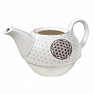 Porcelain teapot with cup Flower of life