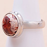 Opal Mexican fire ring silver Ag 925 R1221