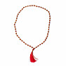 Japa Mala Necklace Sun Stone and Rudraksha Beads