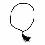 Japa Mala satin onyx necklace