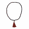 Japa Mala Tiger's Eye and Bull's Eye Bead Necklace