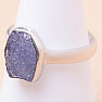 Tanzanite raw ring silver Ag 925 LOT13