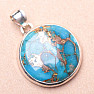 Turquoise silver pendant Ag 925 P1355