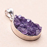 Amethyst druse pendant silver Ag 925 P1393