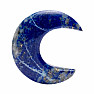 Lapis lazuli in the shape of a moon