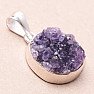 Amethyst druse pendant silver Ag 925 P1476