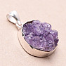 Amethyst druse pendant silver Ag 925 P1480