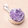 Amethyst druse pendant silver Ag 925 P1483