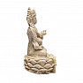 Buddha statue with dorje and bells color beige