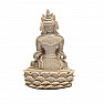 Buddha statue with dorje and bells color beige