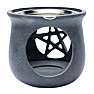 Talc oven Pentagram gray with stainless steel strainer