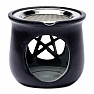 Pentagram talc oven black with stainless steel strainer