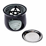 Pentagram talc oven black with stainless steel strainer