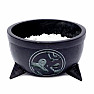 Incense stick holder Bowl black symbol Om