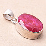 Indian ruby - modified pendant silver Ag 925 P1524