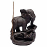 Stand for fragrant cones with flowing smoke Elephant