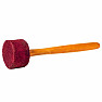 Wooden mallet with felt for singing bowls 27 cm