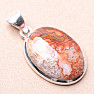 Agate lacy Laguna Lace pendant silver Ag 925 P1703