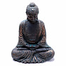 Buddha meditating Japanese figurine antique look