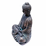 Buddha meditating Japanese figurine antique look