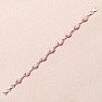 Rhodochrosite bracelet silver Ag 925 B184