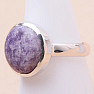 Lepidolite ring silver Ag 925 R221