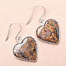 Bronzite earrings silver Ag 925 22240