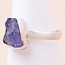 Tanzanite raw ring silver Ag 925 LOT228