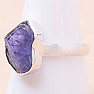 Tanzanite raw ring silver Ag 925 LOT229