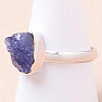 Tanzanite raw ring silver Ag 925 LOT231