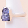 Tanzanite raw ring silver Ag 925 LOT237