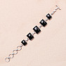 Onyx bracelet silver Ag 925 B247