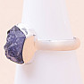 Tanzanite raw ring silver Ag 925 LOT248