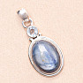 Kyanite silver pendant Ag 925 25514