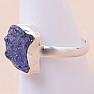 Tanzanite raw ring silver Ag 925 LOT277