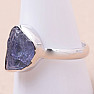 Tanzanite raw ring silver Ag 925 LOT278