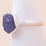 Tanzanite raw ring silver Ag 925 LOT287