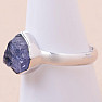 Tanzanite raw ring silver Ag 925 LOT294