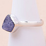 Tanzanite raw ring silver Ag 925 LOT307