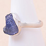 Tanzanite raw ring silver Ag 925 LOT308