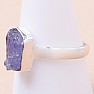 Tanzanite raw ring silver Ag 925 LOT314