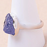 Tanzanite raw ring silver Ag 925 LOT321